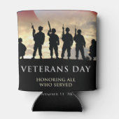 アメリカ退役軍人の日 缶クーラー (裏面)
