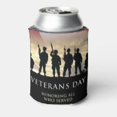 アメリカ退役軍人の日 缶クーラー (缶裏面)