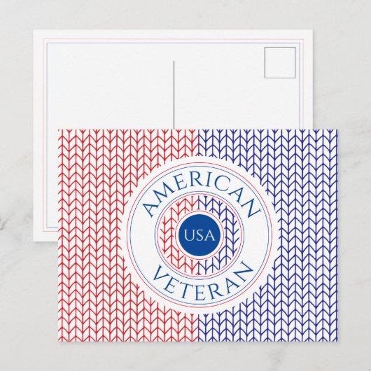 アメリカ退役軍人はがき ポストカード (正面/裏面)