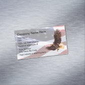 アメリカ退役軍人イーグルビジネス磁石 マグネット名刺 (インサイチュ)