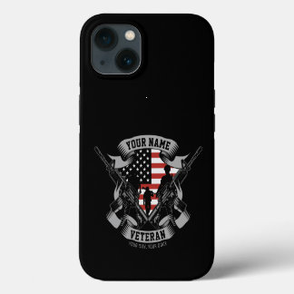 アメリカ退役軍人カスタムUSAフラグ iPhone 13ケース