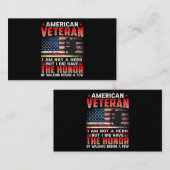 アメリカ退役軍人ザオナー38 名刺 (正面/裏面)