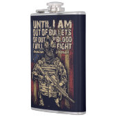 アメリカ退役軍人引用文 フラスク (左)