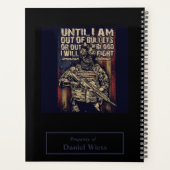 アメリカ退役軍人愛国的引用文 プランナー手帳 (裏面)