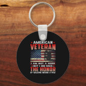 アメリカ退役軍人私はヒーローではない キーホルダー (正面)