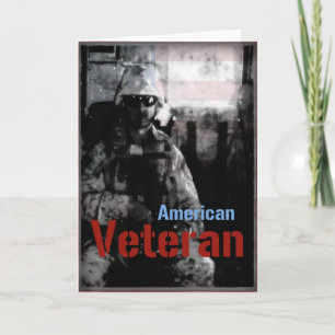 アメリカ退役軍人軍隊グリーティングカード サンキューカード