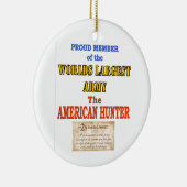 アメリカ退役軍人 セラミックオーナメント (右)