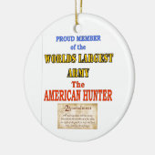 アメリカ退役軍人 セラミックオーナメント (左)