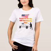 アメリカ退役軍人 トライブレンドTシャツ (正面)