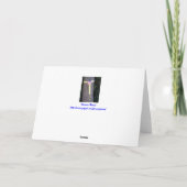 アメリカ退役軍人-退役軍人デイ軍隊カード サンキューカード (裏面)