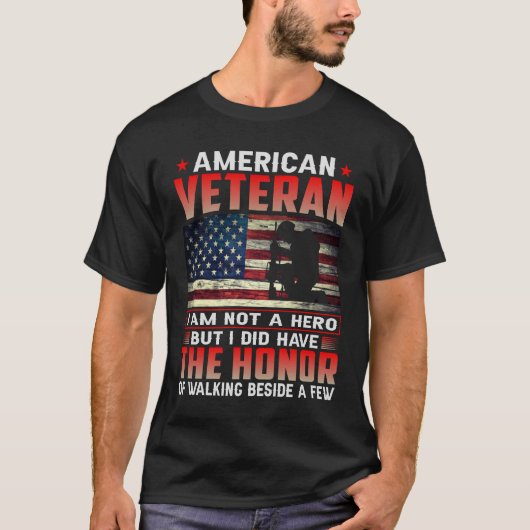 アメリカ退役軍人 Tシャツ (正面)