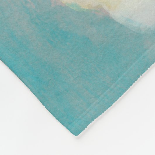 アメリカ道端 |コーヒーショップの看板 フリースブランケット (角)