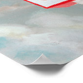 アメリカ道端 |コーヒーショップの看板 ポスター (角)