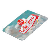 アメリカ道端 |コーヒーショップの看板 マグネット (左側)