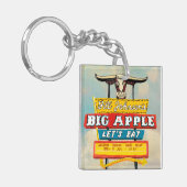 アメリカ道端 |レストランの看板 キーホルダー (正面左)