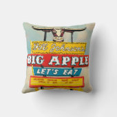 アメリカ道端 |レストランの看板 クッション (裏面)