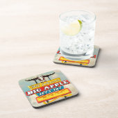 アメリカ道端 |レストランの看板 コースター (右側)