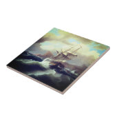 アメリカ遭難船1841年 タイル (側面)