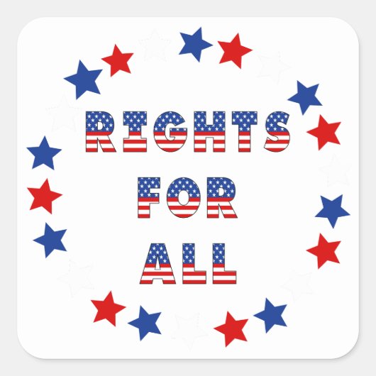 アメリカ選挙パーティー集！ スクエアシール (正面)