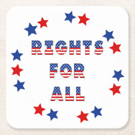 アメリカ選挙パーティー集！ スクエアペーパーコースター