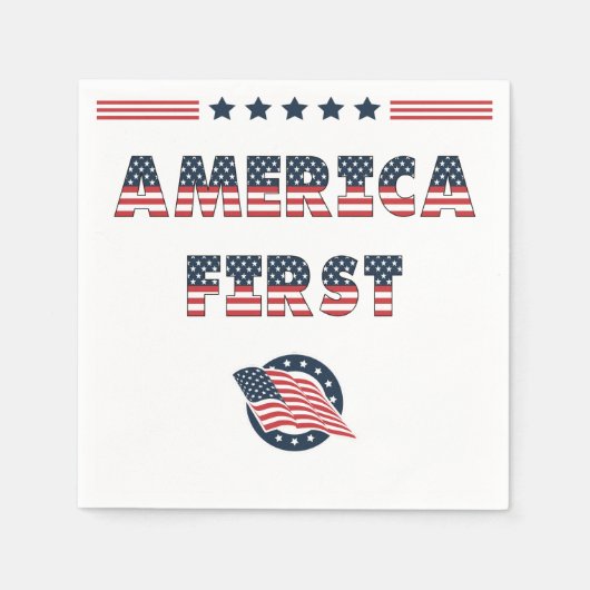 アメリカ選挙パーティー集！ スタンダードカクテルナプキン (正面)