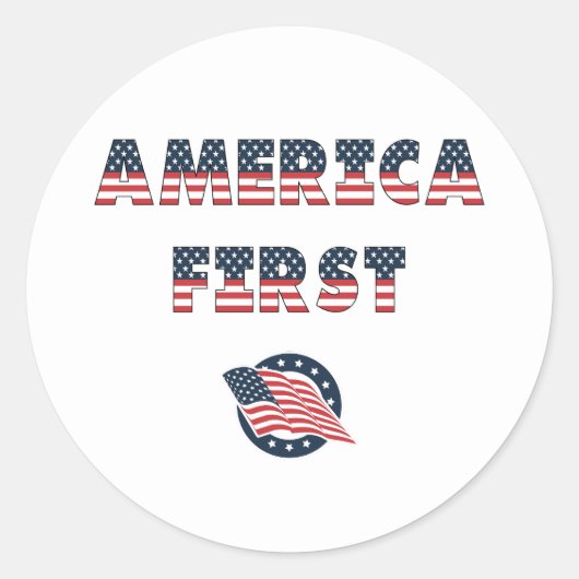 アメリカ選挙パーティー集！ ラウンドシール (正面)