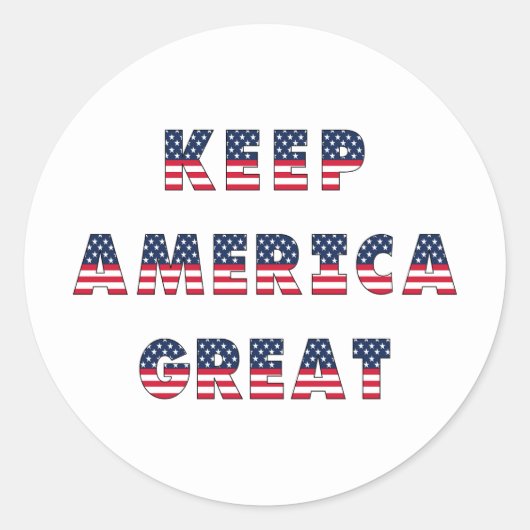 アメリカ選挙パーティー集！ ラウンドシール (正面)