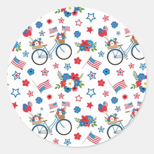 アメリカ選挙パーティー集！ ラウンドシール (正面)