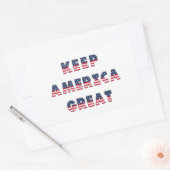 アメリカ選挙パーティー集！ 長方形シール (封筒)