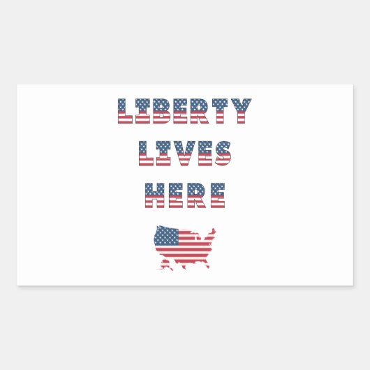 アメリカ選挙パーティー集！ 長方形シール (正面)