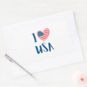 アメリカ選挙パーティー集！ 長方形シール (封筒)