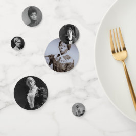 アメリカ選挙権の女性のリーダーのテーブルの分散 コンフェッティ