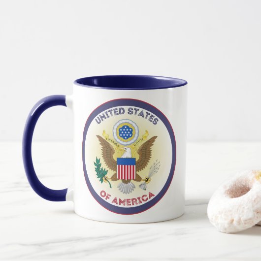 アメリカ遺産エンブレム マグカップ (ドーナツ)