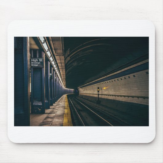 アメリカ都市マンハッタン地下鉄Ny Nycニューヨーク マウスパッド (正面)