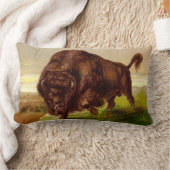 アメリカ野牛 ランバークッション (ブランケット)