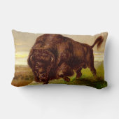 アメリカ野牛 ランバークッション (裏面)