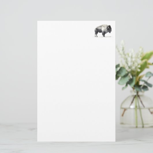 アメリカ野牛 便箋 (スタンド正面)