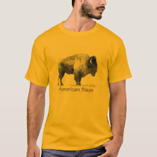 アメリカ野牛 Tシャツ
