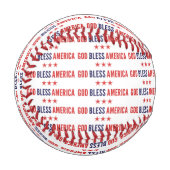 アメリカ野球を祝福 野球ボール (正面左)