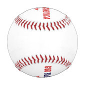 アメリカ野球を祝福 野球ボール (裏面)