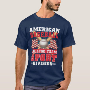 アメリカ野球大学チームスポーツ課 Tシャツ