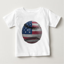 アメリカ野球 ベビーTシャツ