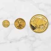 アメリカ金ゴールドコイン紙吹雪 コンフェッティ (正面)