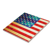 アメリカ金国旗 タイル (側面)