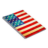 アメリカ金国旗 ノートブック (右側)