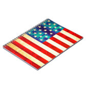 アメリカ金国旗 ノートブック (左側)