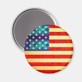 アメリカ金国旗 マグネット (正面/裏面)