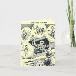 アメリカ鉄道列車技師ノートカード カード