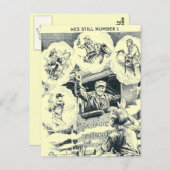 アメリカ鉄道技師 ポストカード (正面/裏面)