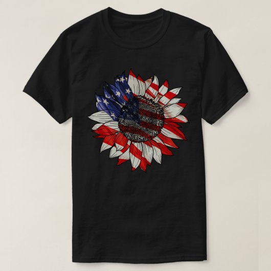 アメリカ開花 Tシャツ (デザイン正面)